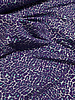 leopard print purple - French terry