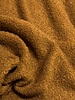 wool bouclé fleece - cognac beautiful wool quality