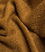 wol bouclé fleece - cognac prachtige wol kwaliteit