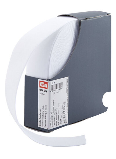 Prym Taille-elastiek wit PRYM