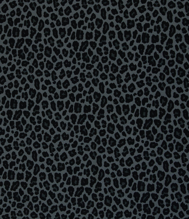 Swafing donkergrijs luipaard - tricot