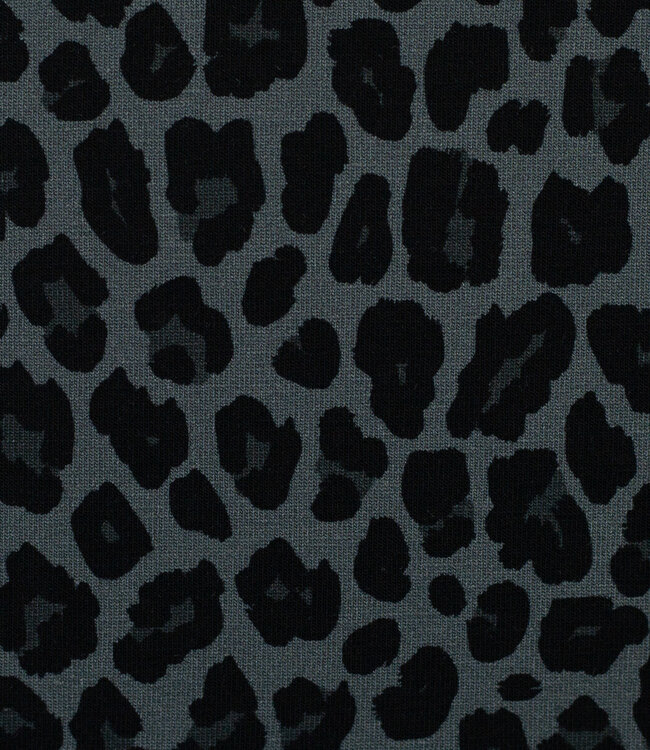 Swafing donkergrijs luipaard - tricot
