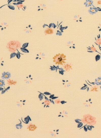 Swafing salmon flowers - jersey