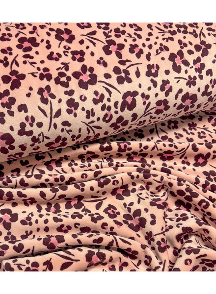 leopard spot pink - nicky velours