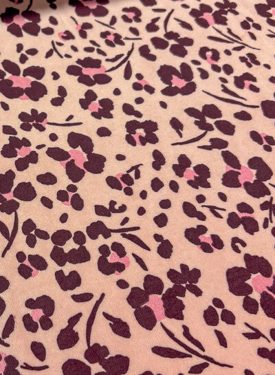 leopard spot pink - nicky velours