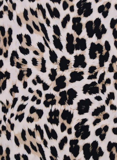 Swafing luipaard beige - viscose twill
