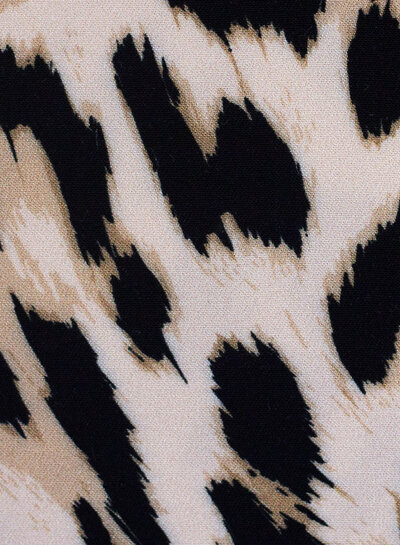 Swafing leopard beige - viscose twill