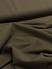 khaki brown flowing gabardine