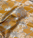 oker champagnekleurige bloemen  met subtiele glans - jacquard