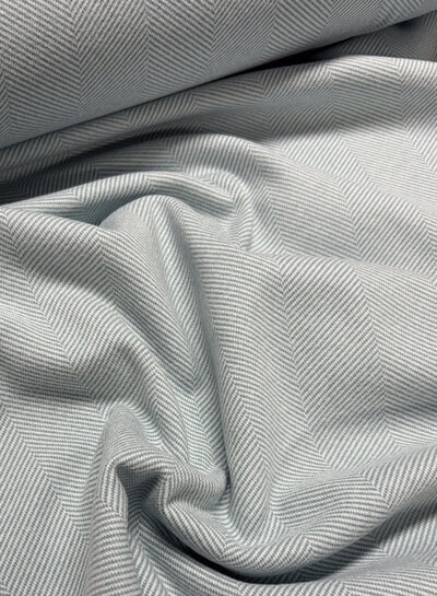 sky blue  herringbone - wool touch jacquard - mantels en winterse kleding