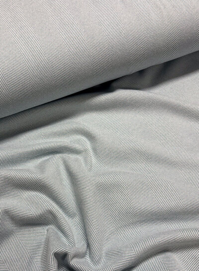 sky blue  herringbone - wool touch jacquard - mantels en winterse kleding