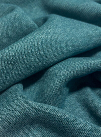 petrol green - beautifully knitted interlock rayon blend