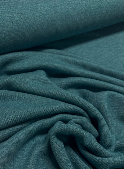 petrol green - beautifully knitted interlock rayon blend