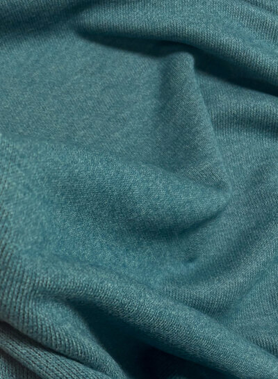 petrol green - beautifully knitted interlock rayon blend
