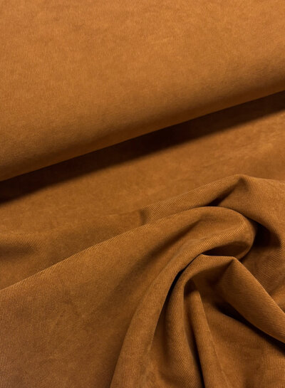 A la Ville tobacco - beautiful velvet with twill binding