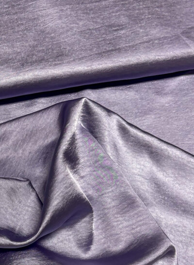 lila - high drape satijn