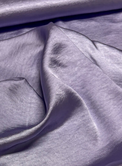 lilac - high drape satin