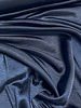 nachtblauw - high drape satijn