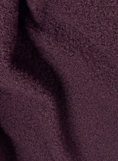 eggplant - bouclé - beautiful warm coat fabric