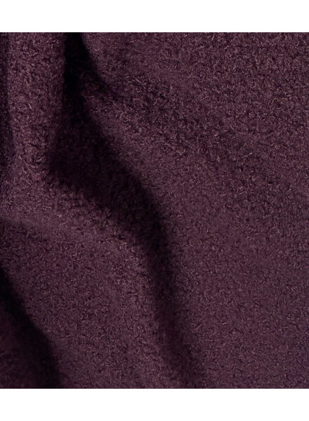 eggplant - bouclé - beautiful warm coat fabric