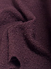 aubergine - bouclé - prachtige warme mantelstof
