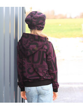 THORSTEN BERGER STAY CURIOUS - aubergine - French terry