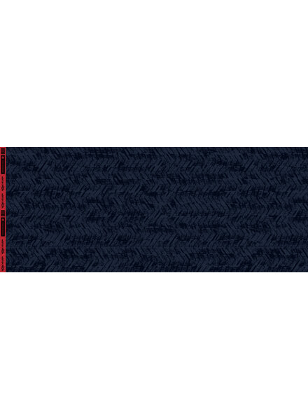 THORSTEN BERGER ALLOVER -  Kerstman op de motto - blauw - French terry