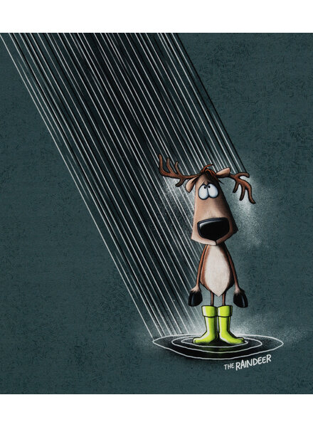 THORSTEN BERGER The Raindeer - French terry panel of 85 cm by 150 cm