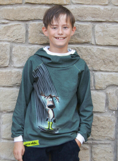 THORSTEN BERGER The Raindeer - French terry panel of 85 cm by 150 cm