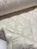 off-white foil - stepper - quilted - double-faced