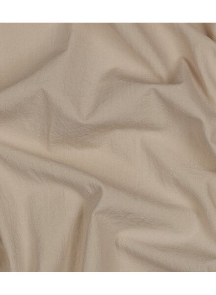 beige stonewashed / paper touch. poplin cotton
