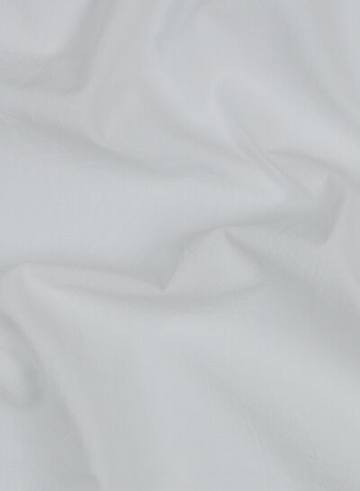 wit stonewashed / papertouch popeline katoen