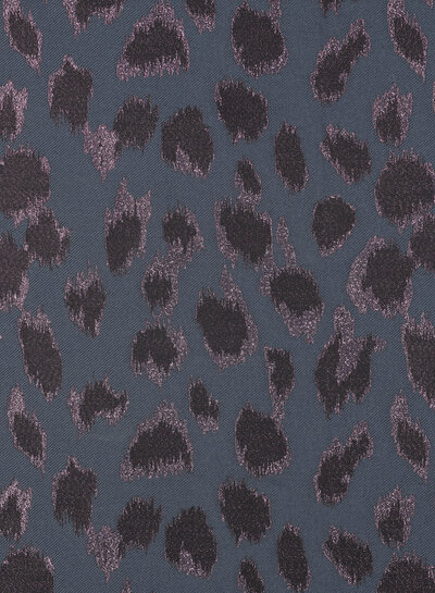 midnight blue and aubergine beautiful with lurex - woven jacquard