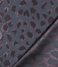nachtblauw en aubergine prachtig met lurex - geweven jacquard