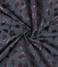 nachtblauw en aubergine prachtig met lurex - geweven jacquard