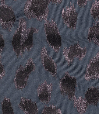 nachtblauw en aubergine prachtig met lurex - geweven jacquard