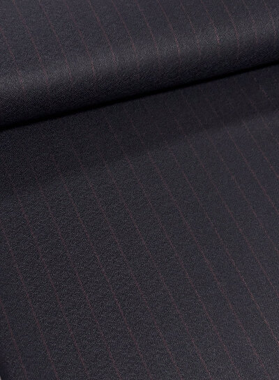 midnight blue with soft lilac pine stripe - woven bamboo blend - very soft fabric and no wrinkles