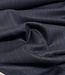 nachtblauw met zacht lila pinestripe -  geweven bamboe blend - heel soepelvallende stof en geen kreuk