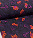 A la Ville aubergine en roest prachtige soepelvallende jacquard