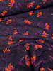 A la Ville aubergine and rust beautiful softly falling jacquard