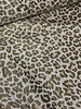 soft khaki leopard - beautiful woven jacquard
