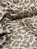 dark lilac leopard - beautiful woven jacquard