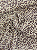 dark lilac leopard  - prachtige geweven jacquard