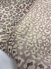dark lilac leopard  - prachtige geweven jacquard