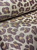 dark lilac leopard - beautiful woven jacquard