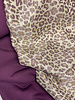 dark lilac leopard - beautiful woven jacquard