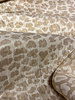 beige leopard  - prachtige geweven jacquard
