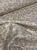 beige leopard - beautiful woven jacquard