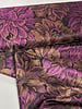 copper/fuchsia flowers - softly flowing jacquard