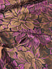 copper/fuchsia flowers - softly flowing jacquard